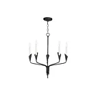 Maxim Lighting 24345BK Calyx 5-Lights 200W Black Incandescent Chandelier