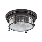 Maxim Lighting 25000CLBZ Hi-Bay 2-Lights 60W Bronze Flush Mount