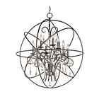 Maxim Lighting 25145OI Orbit 9-Lights 540W Oil Rubbed Bronze Pendant