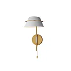 Maxim Lighting Lucas 25220LFGNAB 1-Light Natural Aged Brass Wall Sconce