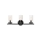 Maxim Lighting Sentinel 25257CLBK 3-Lights 60W Black Vanity Light