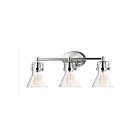 Maxim Lighting Seafarer 26113CDPC 3-Lights 60W Polished Chrome Vanity Light