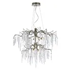 Maxim Lighting 26288ICSG Willow 12-Lights 480W Silver Gold Chandelier