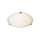 Maxim Lighting 2681MRSN Malaga 3-Lights 60W Satin Nickel Flush Mount