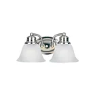 Maxim Lighting Malaga 2687FTSN 2-Lights 60W Satin Nickel Vanity Light