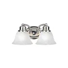 Maxim Lighting Malaga 2687MRSN 2-Lights 60W Satin Nickel Vanity Light