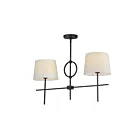 Maxim Lighting 27722OFCHL Paoli 2-Lights 120W Charcoal Bronze Pendant