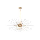 Maxim Lighting 28668CLSBR Polaris 16-Lights 960W Satin Brass Pendant