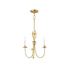 Maxim Lighting 2883GL Paloma 3-Lights 180W Gold Leaf Pendant