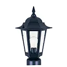 Maxim Lighting Builder Cast 3001CLBK 1-Light 60W Black Outdoor Post Lantern