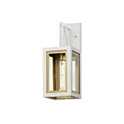 Maxim Lighting Neoclass 30052CLWTGLD White/Gold 60W Outdoor Wall Mount