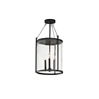 Maxim Lighting 30069CLBK Belfry 3-Lights 120W Black Pendant