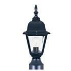 Maxim Lighting Builder Cast 3006CLBK 1-Light 60W Black Outdoor Post Lantern