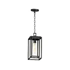 Maxim Lighting 3039CDBK Cabana 1-Light 60W Black Pendant