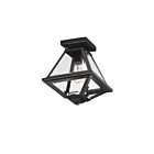 Maxim Lighting 30560CLBK Prism 1-Light 60W Black Flush Mount