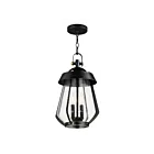 Maxim Lighting 30623CDBKAB Mariner 2-Lights 120W Black/Antique Brass Pendant
