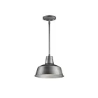 Maxim Lighting 35017WZ Pier M 1-Light 60W Weathered Zinc Pendant
