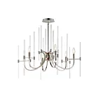 Maxim Lighting 38407CLPN Divine 6-Lights 360W Polished Nickel Incandescent Chandelier
