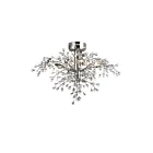 Maxim Lighting 38502CLPN Cluster 8-Lights 1.2W Polished Nickel Semi-Flush Mount