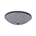 Maxim Lighting 39872BCBZ Glimmer 6-Lights 2W Bronze Flush Mount