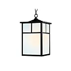 Maxim Lighting 4058WTBK Coldwater 1-Light 60W Outdoor Hanging Lantern