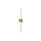 Maxim Lighting Tubo 52504WTNAB 1-Light 27W Natural Aged Brass Vanity Light