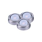 Maxim Lighting CounterMax 53835SN 4W Satin Nickel LED Puck Light (3-Pack)