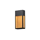 Maxim Lighting Lattice 54804RABK Black 15W Outdoor Wall Mount