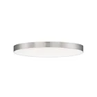 Maxim Lighting 57670WTSN Trim 1-Light 25W Satin Nickel Flush Mount