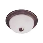 Maxim Lighting 5830FTOI Essentials 1-Light 60W Oil Rubbed Bronze Flush Mount