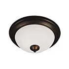 Maxim Lighting 5841MROI Essentials 2-Lights 60W Oil Rubbed Bronze Flush Mount