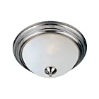 Maxim Lighting 5842FTSN Essentials 3-Lights 60W Satin Nickel Flush Mount