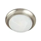 Maxim Lighting 5850MRSN Essentials 1-Light 60W Satin Nickel Flush Mount