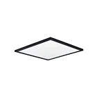 Maxim Lighting 58738WTBK Wafer 1-Light 30W Black Flush Mount