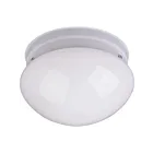 Maxim Lighting 5880WTWT Essentials 1-Light 60W White Flush Mount