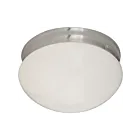 Maxim Lighting 5881WTSN Essentials 2-Lights 60W Satin Nickel Flush Mount