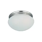 Maxim Lighting 5885FTSN Essentials 2-Lights 60W Satin Nickel Flush Mount