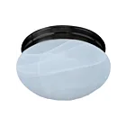 Maxim Lighting 5885MROI Essentials 2-Lights 60W Oil Rubbed Bronze Flush Mount