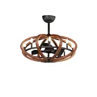 Maxim Lighting 61004APAR Bodega Bay 8-Lights 4W Antique Pecan/Anthracite Fandelier