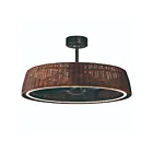 Maxim Lighting 61014RADBZ Tulum 1-Light 35W Dark Bronze Fandelier