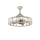 Maxim Lighting 61018GS Odeon 8-Lights 4W Golden Silver Fandelier