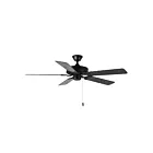 Maxim Lighting 89905BKWP 52" Black Ceiling Fan