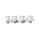 Maxim Lighting Conical 9014SWSN 4-Lights 60W Satin Nickel Vanity Light