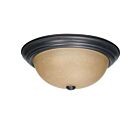 Nuvo Lighting 60-1257 3-Light Mahogany Bronze Ceiling Flush Mount Light