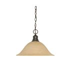 Nuvo Lighting 60-1276 1-Light Mahogany Bronze Hanging Lantern Pendant Light 