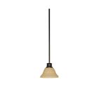 Nuvo Lighting Empire 60-1277 1-Light Mahogany Bronze Mini Pendant Light 