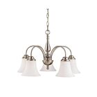 Nuvo Lighting Dupont 60-1822 5-Light Brushed Nickel Chandelier