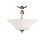 Nuvo Lighting Dupont 60-1827 3-Light Brushed Nickel Ceiling Flush Mount Light