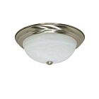 Nuvo Lighting 60-199 3-Light Brushed Nickel Ceiling Flush Mount Light