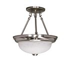 Nuvo Lighting 60-200 2-Light Brushed Nickel Ceiling Flush Mount Light